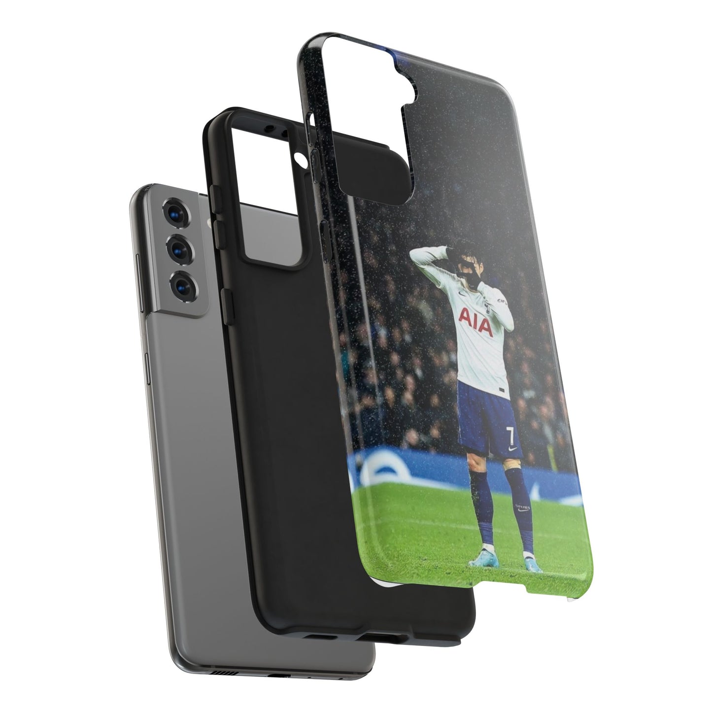 Son Heung-min Personalized Tough Phone Case for Soccer Fans - Stylish and Durable Design