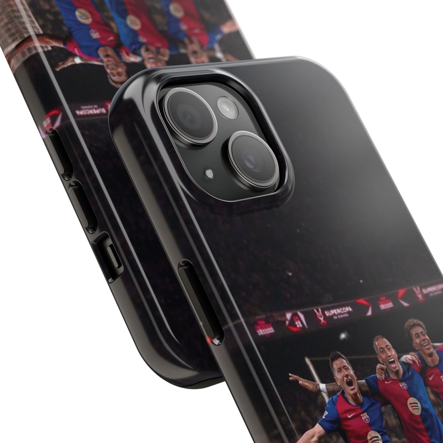 Lewandowski, Raphinha, Lamine Yamal Soccer Team Tough Phone Case - Durable Protection for Fans!