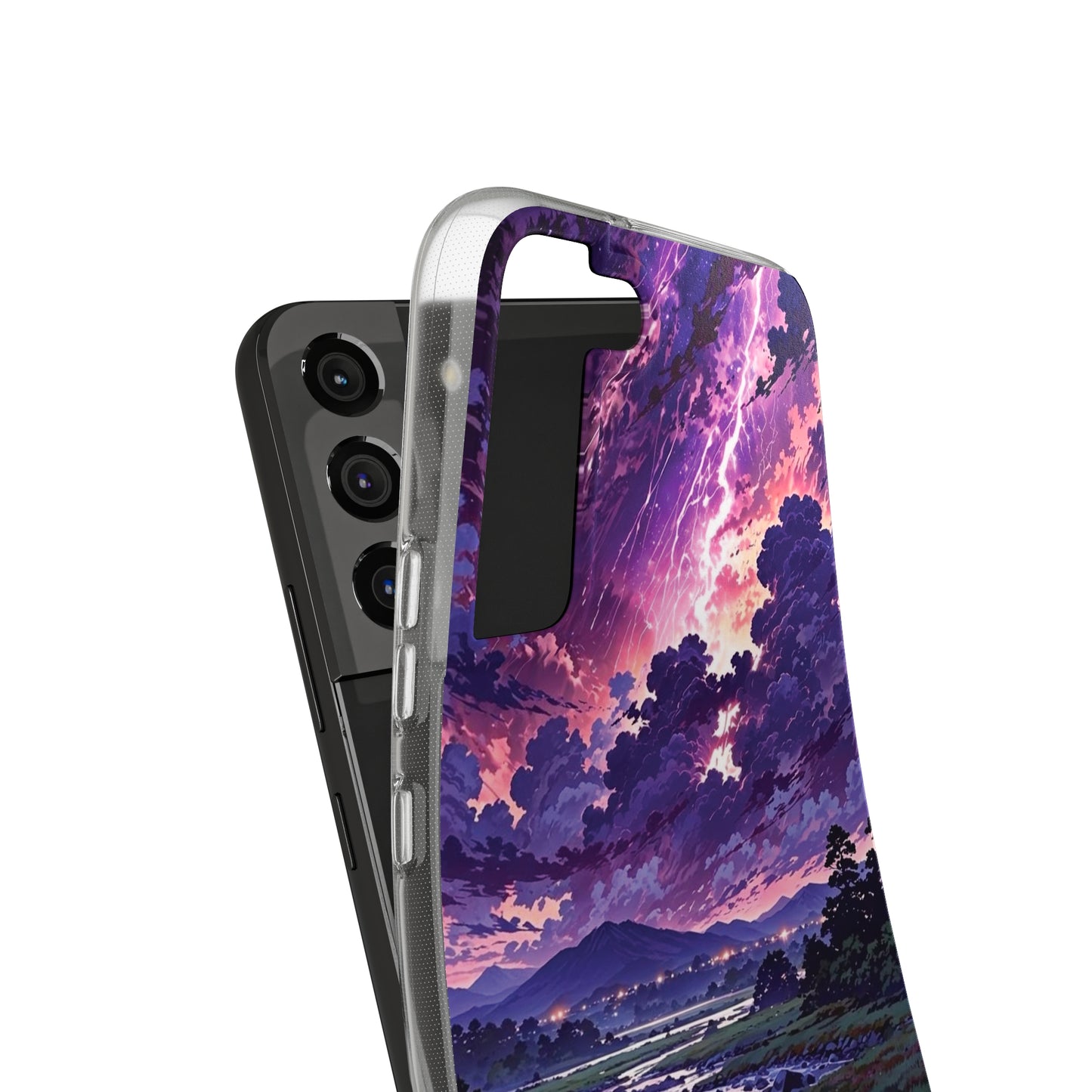 Scenic Nature Soft Phone Case - Stunning Landscape Design for Wilderness Lovers