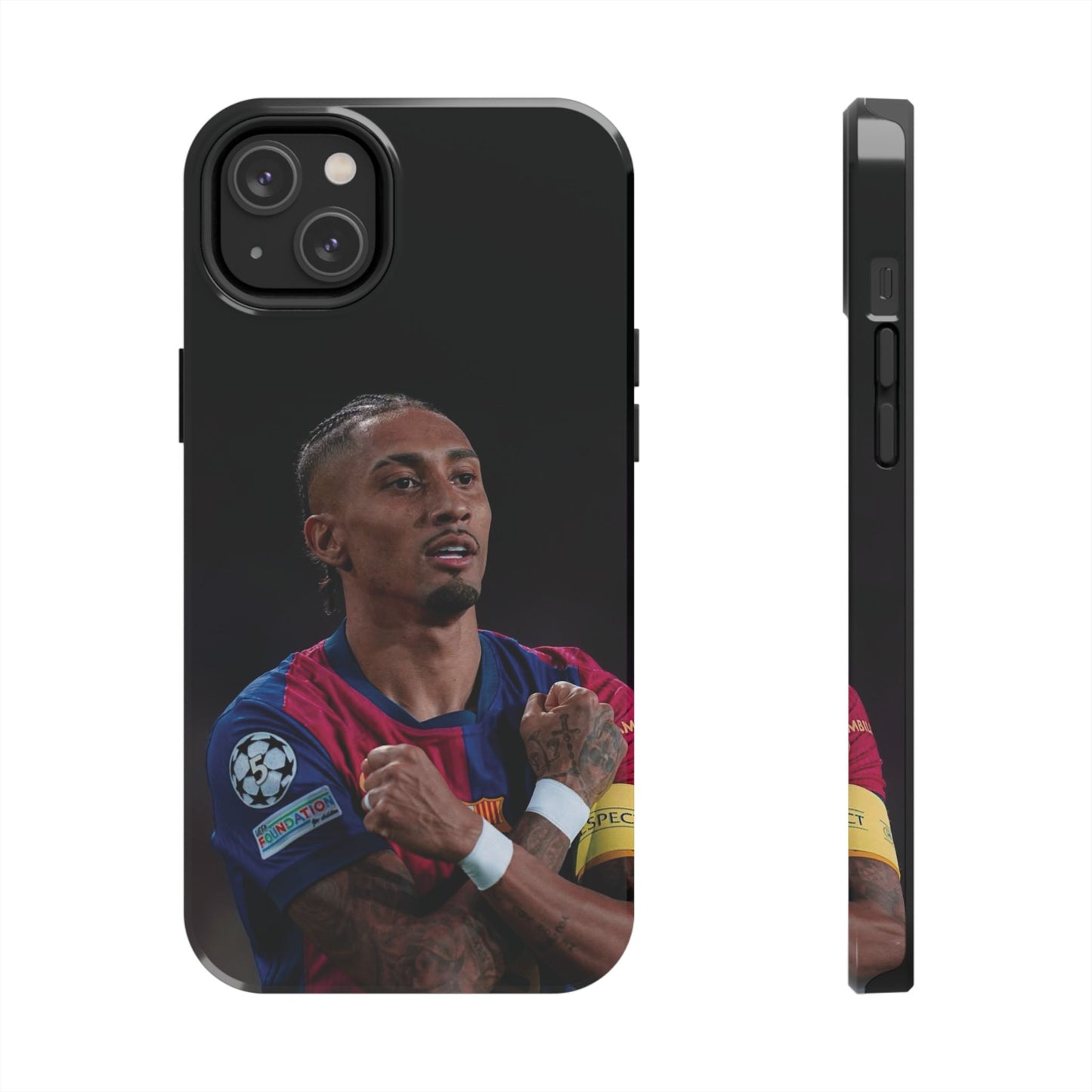 Raphinha Soccer Fan Tough Phone Case - Durable Protection with Star Player Design
