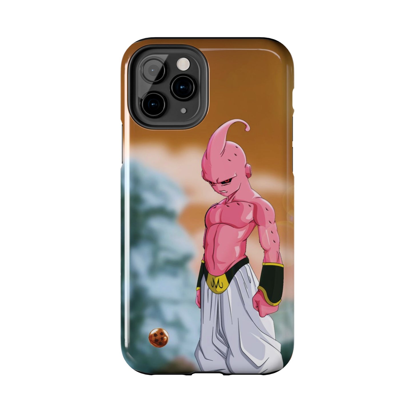 Majin Buu Fierce Dragon Ball Tough Phone Case - Majin Buu Design