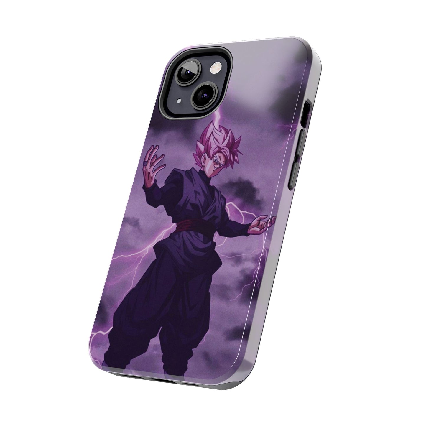 Black Goku Anime Tough Phone Case - Dragon Ball Z Inspired Design