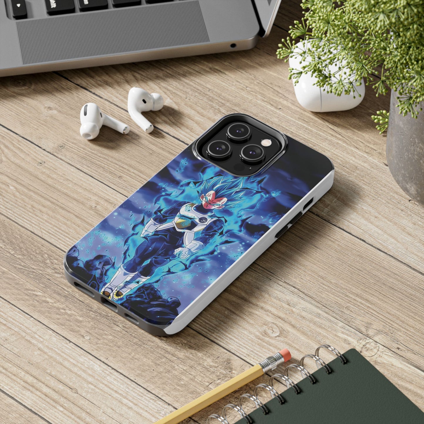Vegeta Dragon Ball Z Tough Phone Case - Super Saiyan Vegeta Design