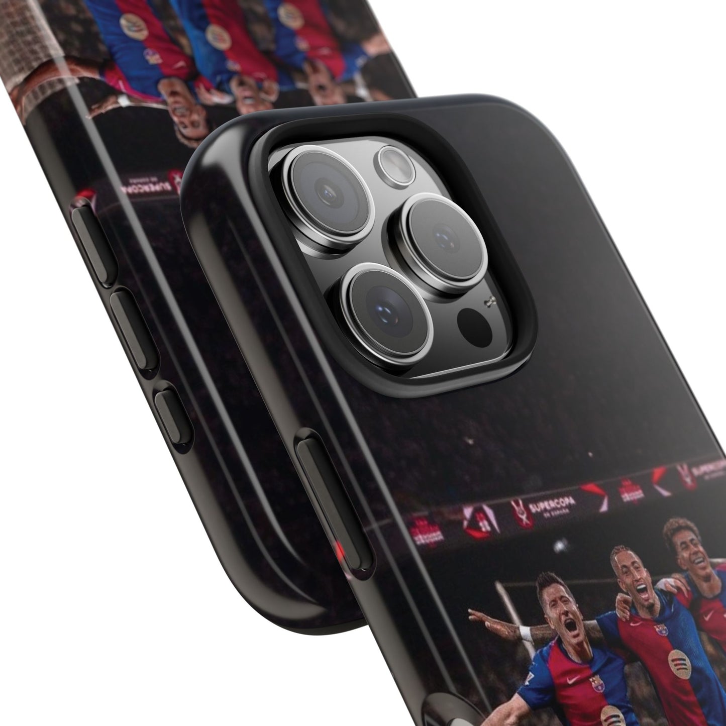 Lewandowski, Raphinha, Lamine Yamal Soccer Team Tough Phone Case - Durable Protection for Fans!