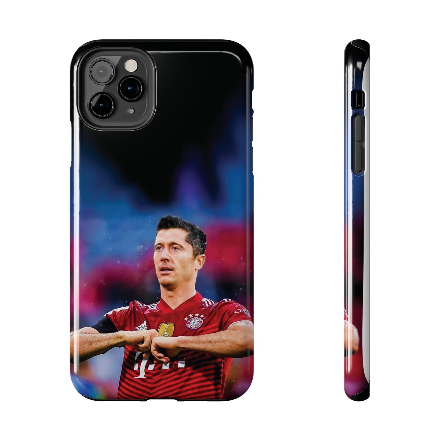 Robert Lewandowski Soccer Tough Phone Cases - Featuring Legendary Player Design
