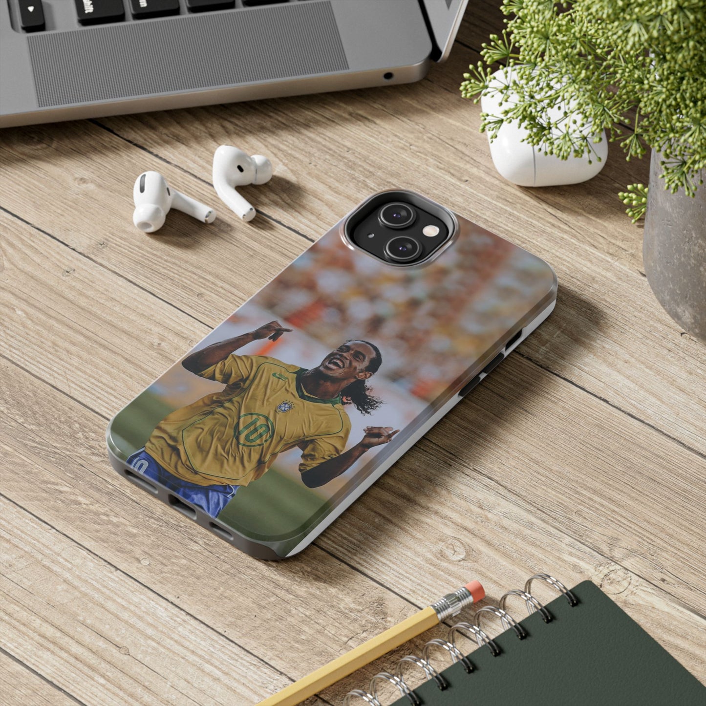 Ronaldinho Soccer Fan Tough Phone Cases - Celebration Design