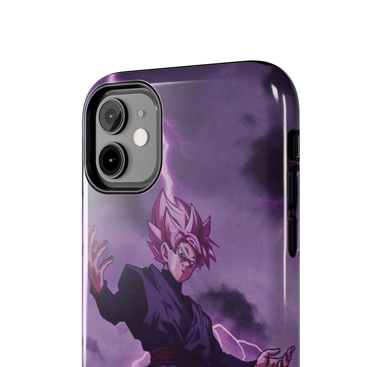 Black Goku Anime Tough Phone Case - Dragon Ball Z Inspired Design