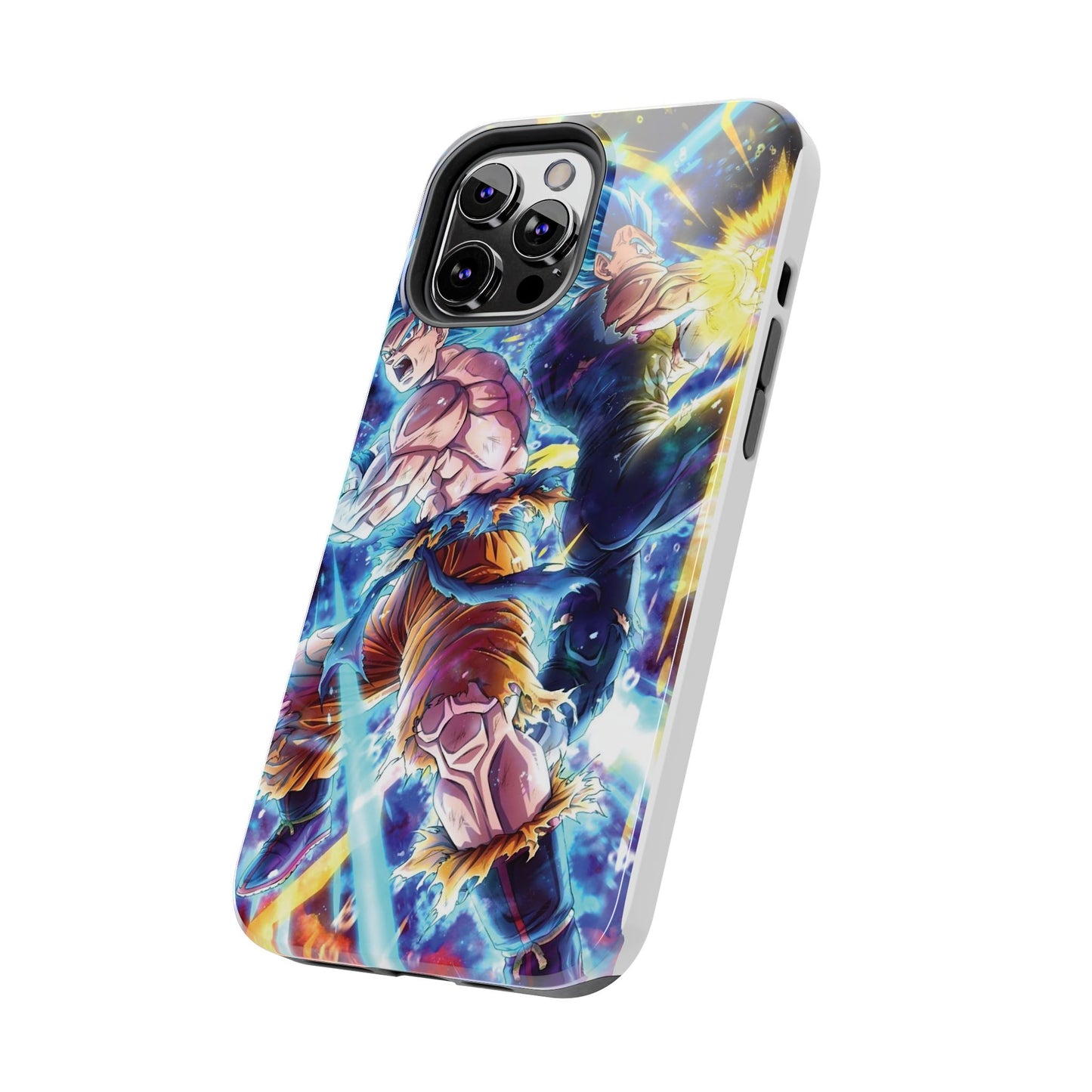 Goku Vegeta Dragon Ball Super Tough Phone Case - Vibrant Anime Character Design