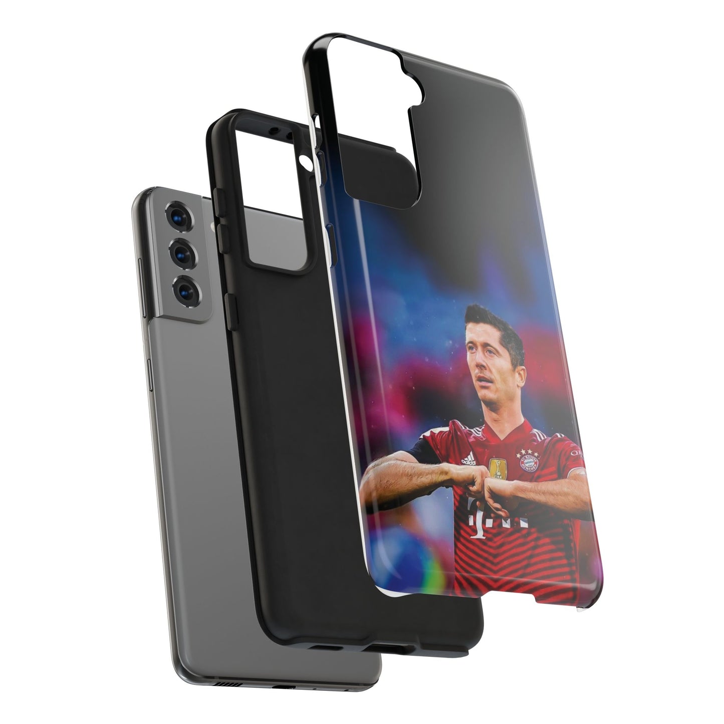 Robert Lewandowski Soccer Tough Phone Cases - Featuring Legendary Player Design