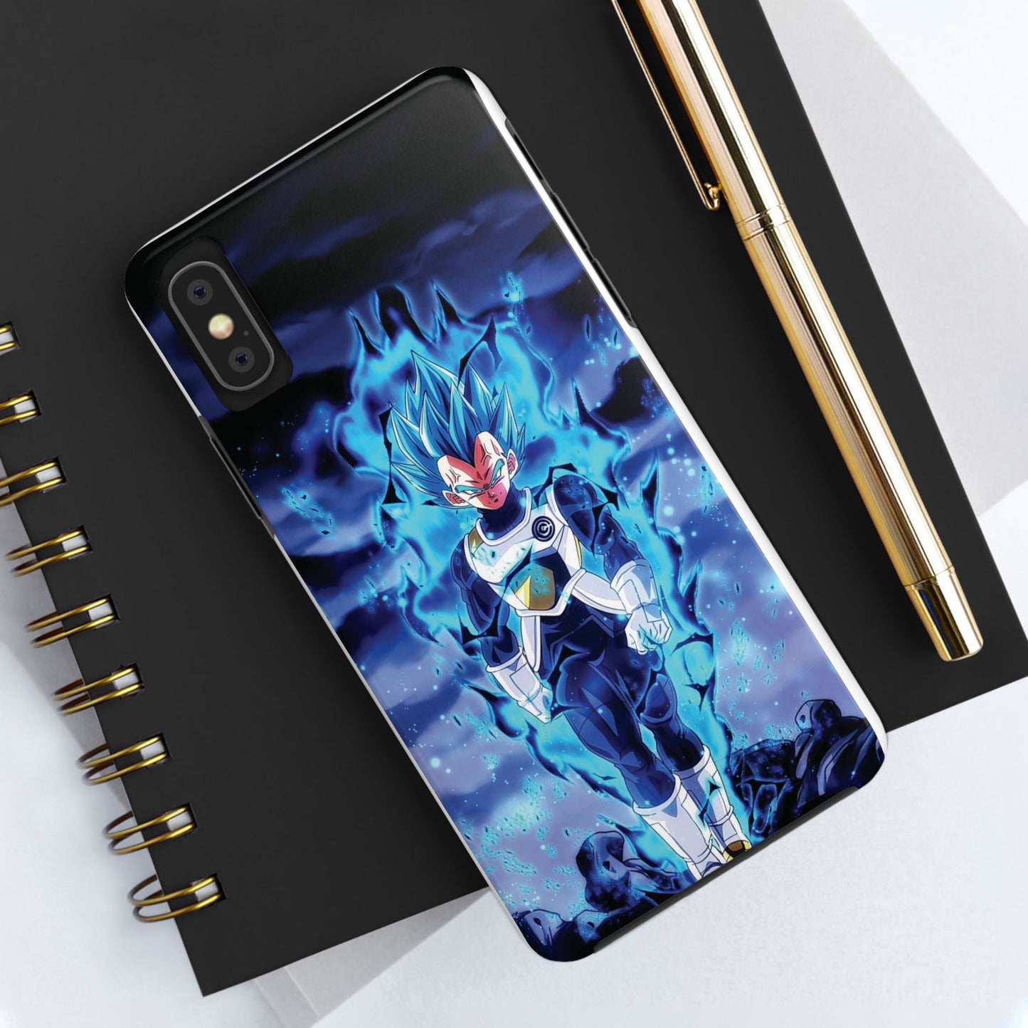 Vegeta Dragon Ball Z Tough Phone Case - Super Saiyan Vegeta Design