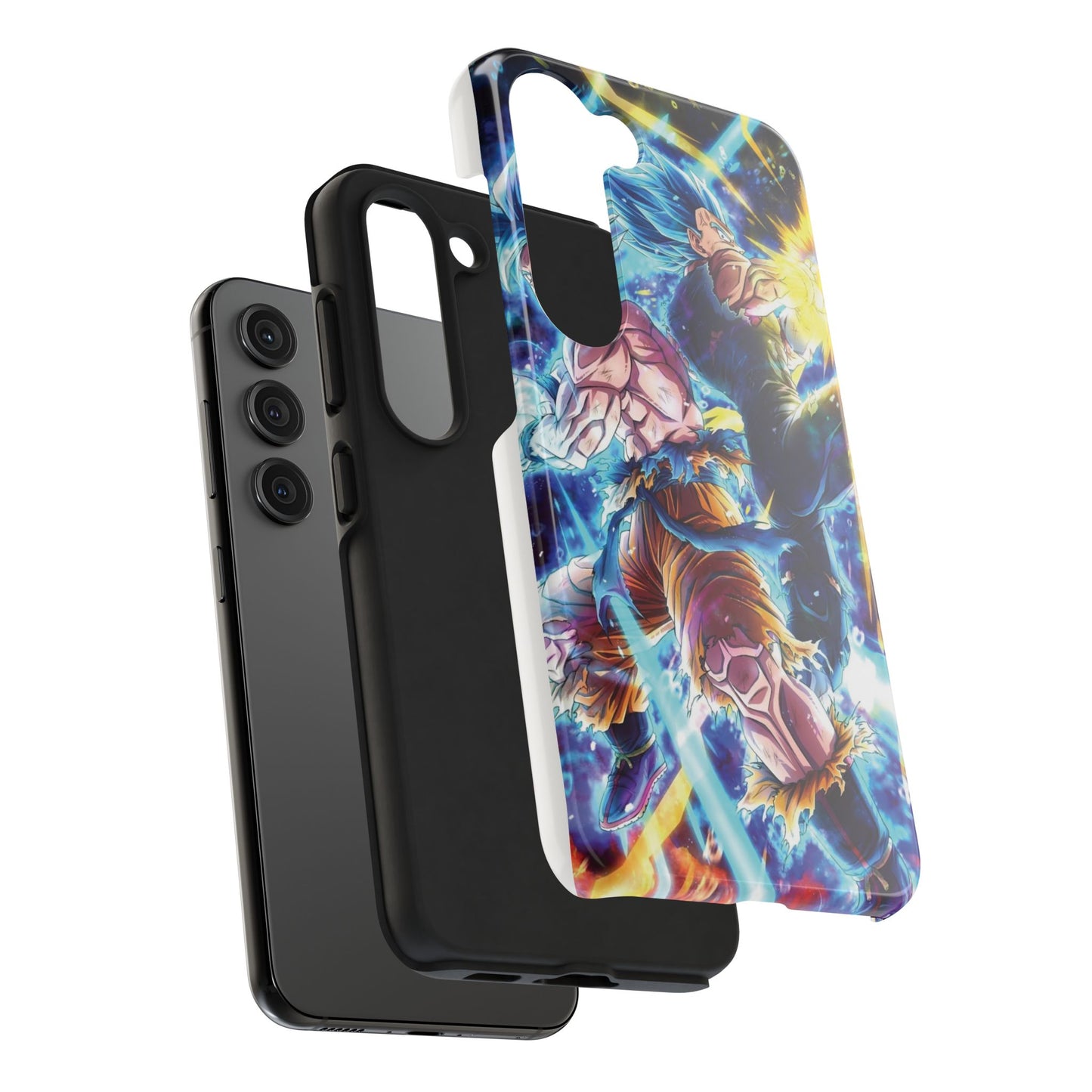 Goku Vegeta Dragon Ball Super Tough Phone Case - Vibrant Anime Character Design