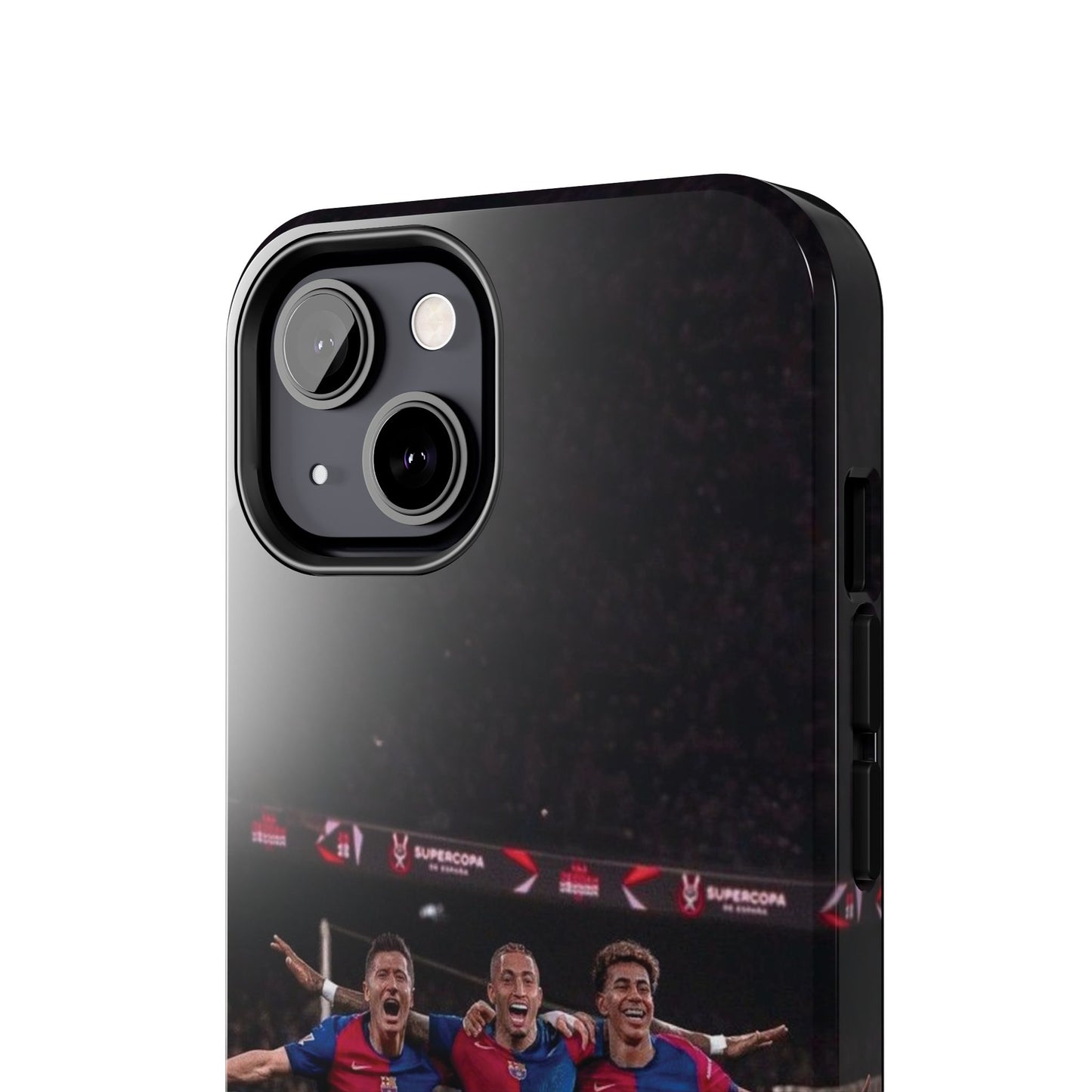 Lewandowski, Raphinha, Lamine Yamal Soccer Team Tough Phone Case - Durable Protection for Fans!