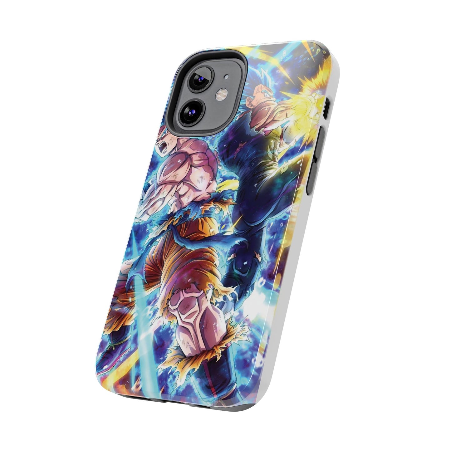 Goku Vegeta Dragon Ball Super Tough Phone Case - Vibrant Anime Character Design