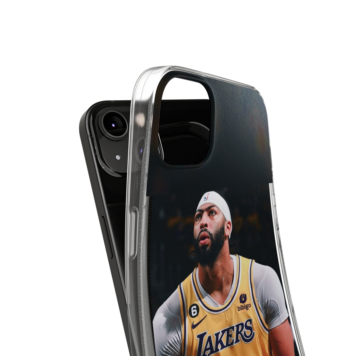 Anthony Davis Lakers Soft Phone Case - Perfect Gift for Basketball Fans
