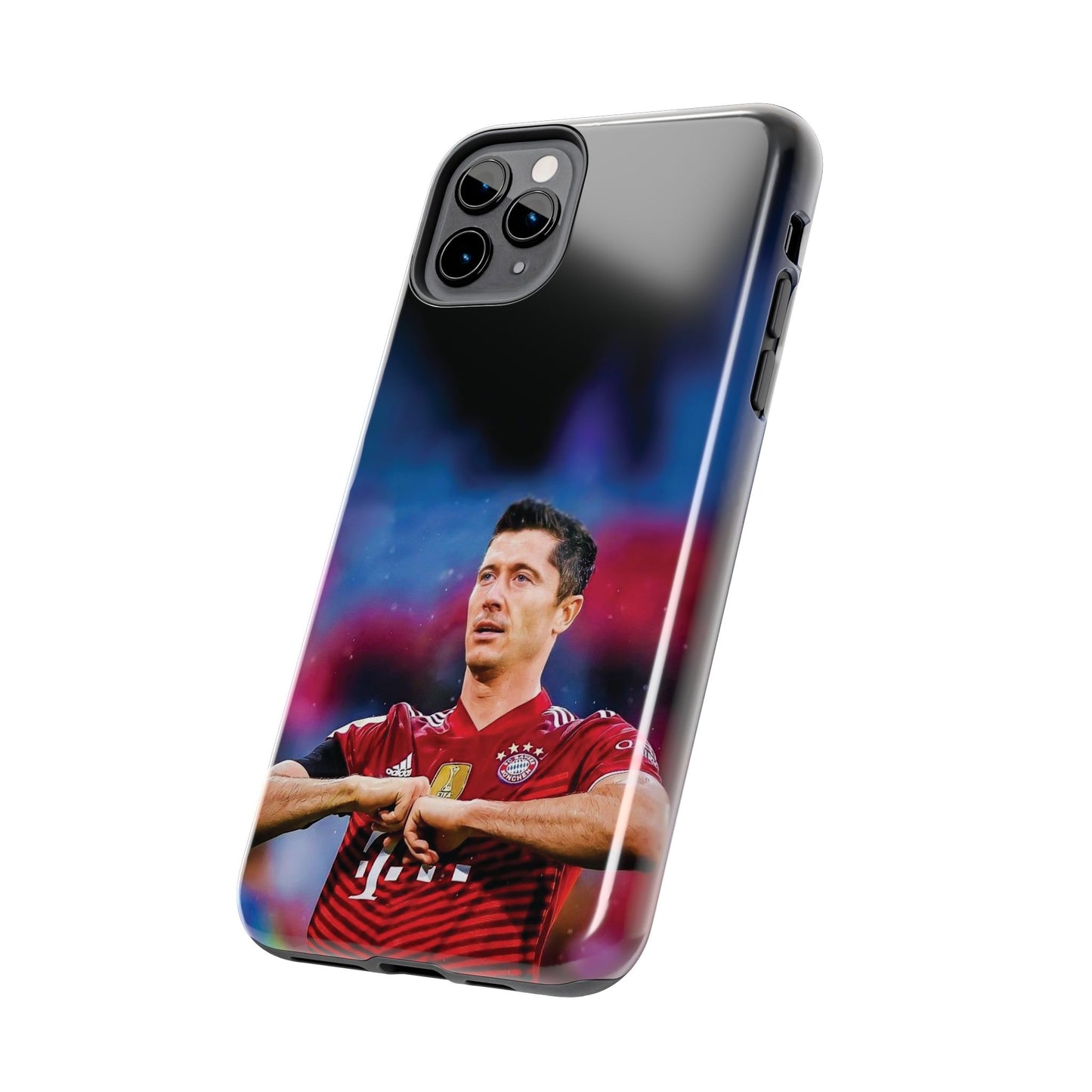 Robert Lewandowski Soccer Tough Phone Cases - Featuring Legendary Player Design