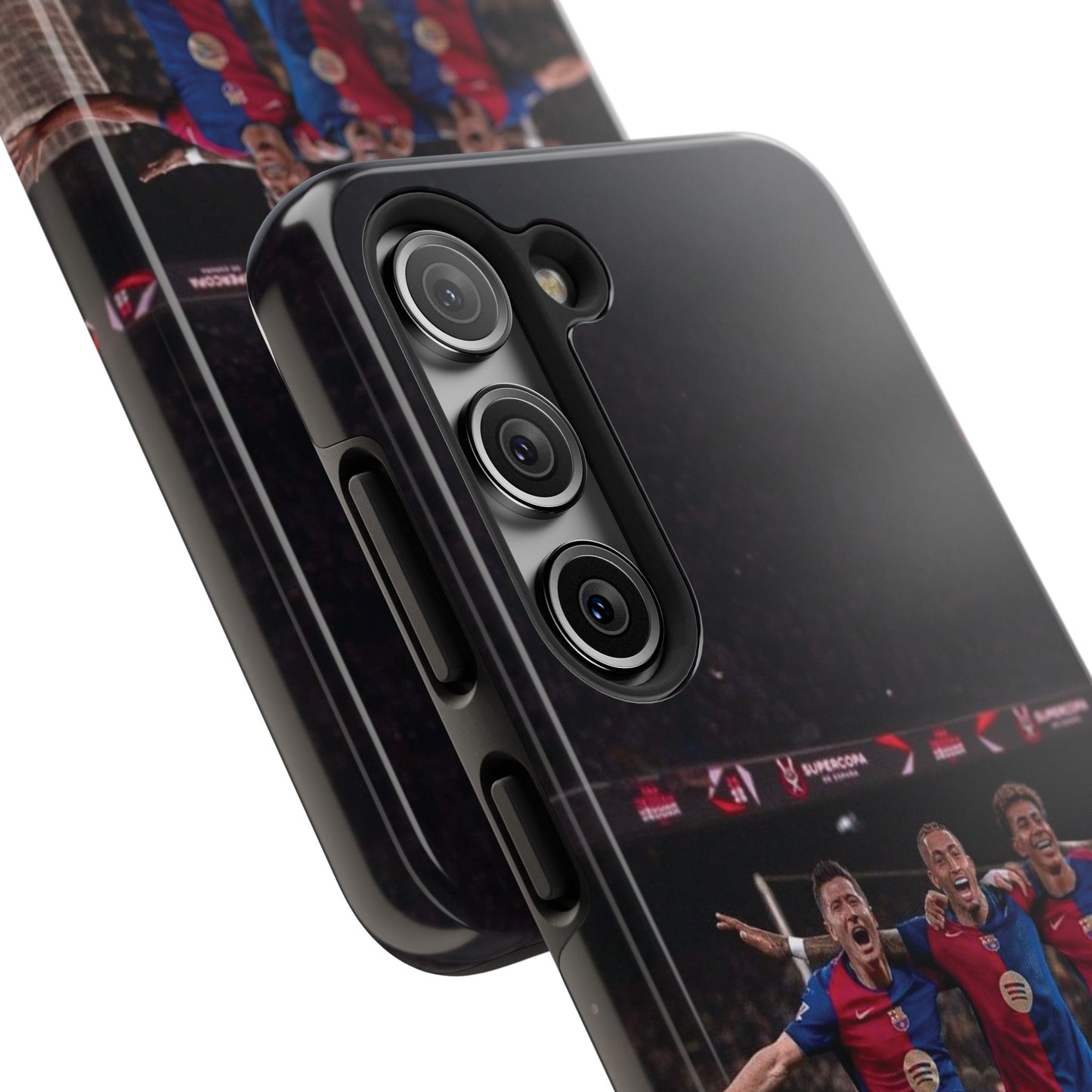 Lewandowski, Raphinha, Lamine Yamal Soccer Team Tough Phone Case - Durable Protection for Fans!