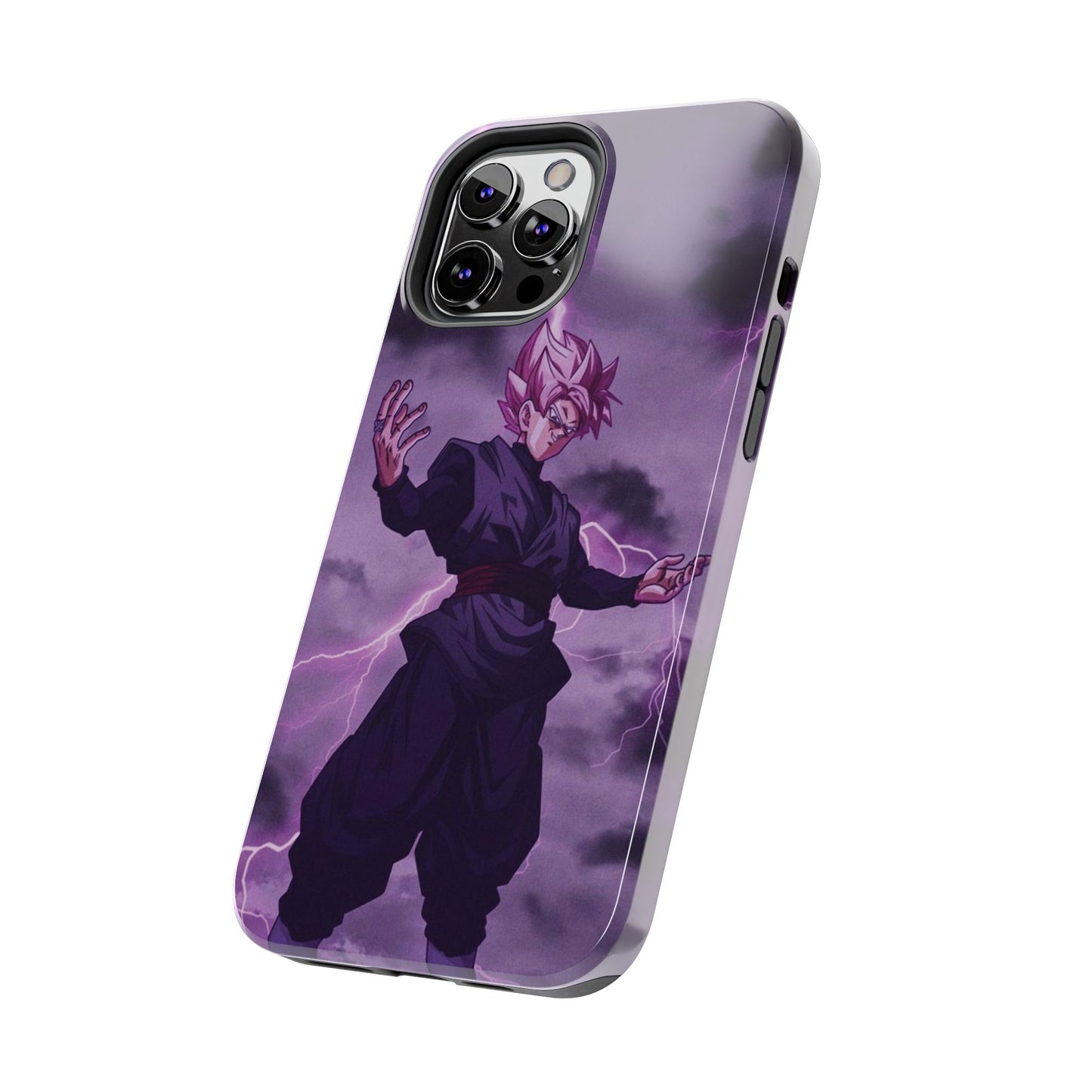 Black Goku Anime Tough Phone Case - Dragon Ball Z Inspired Design