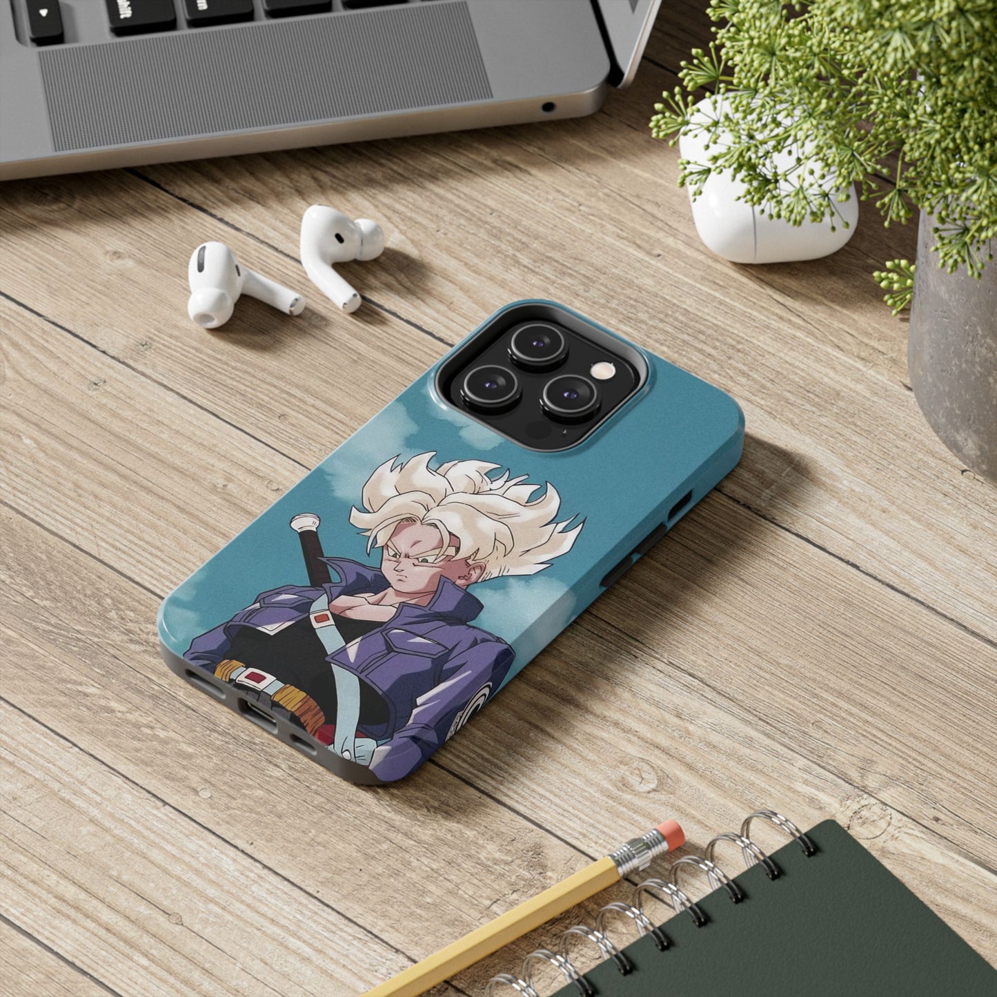 Trunks Dragon Ball Z Tough Phone Case - Trunks Design for Anime Fans
