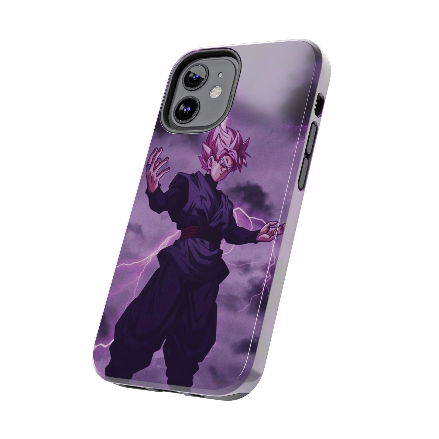 Black Goku Anime Tough Phone Case - Dragon Ball Z Inspired Design