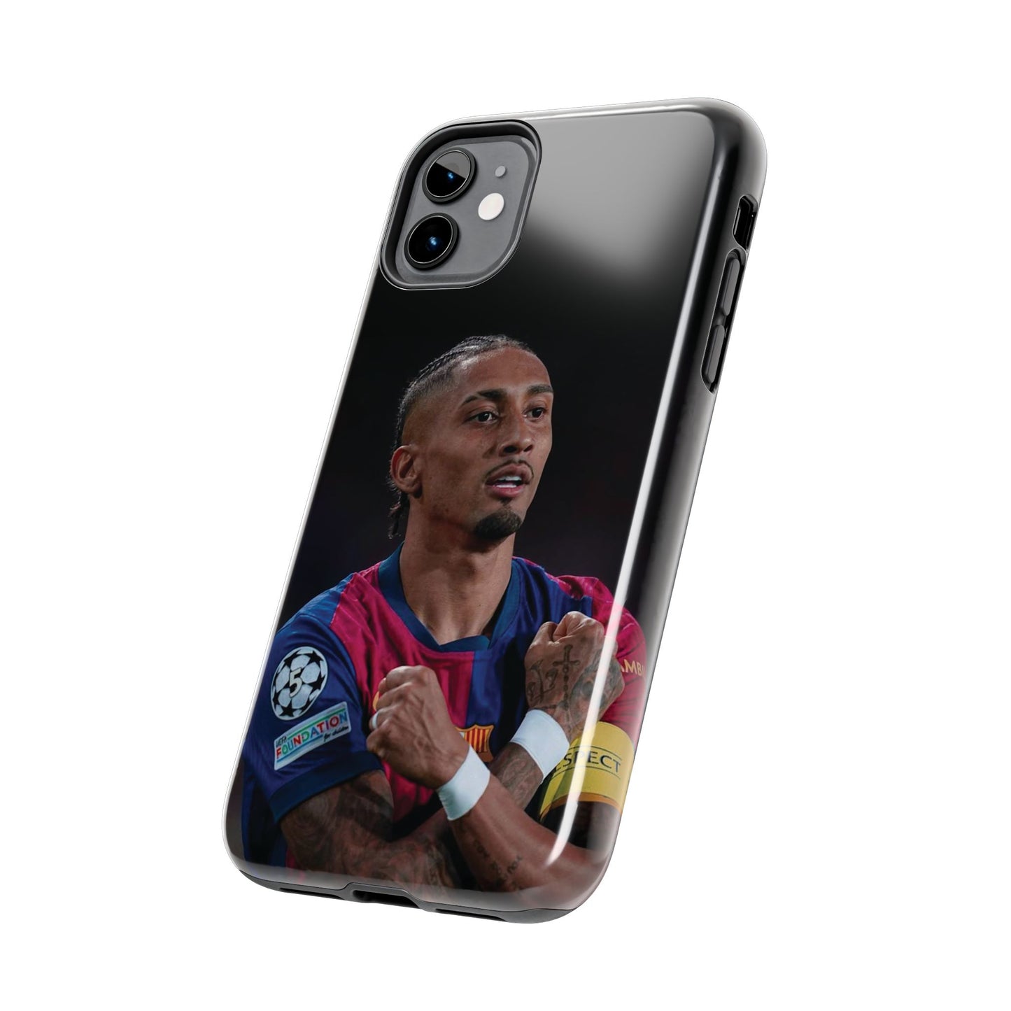 Raphinha Soccer Fan Tough Phone Case - Durable Protection with Star Player Design