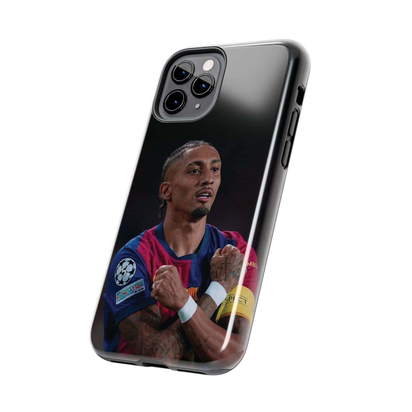 Raphinha Soccer Fan Tough Phone Case - Durable Protection with Star Player Design