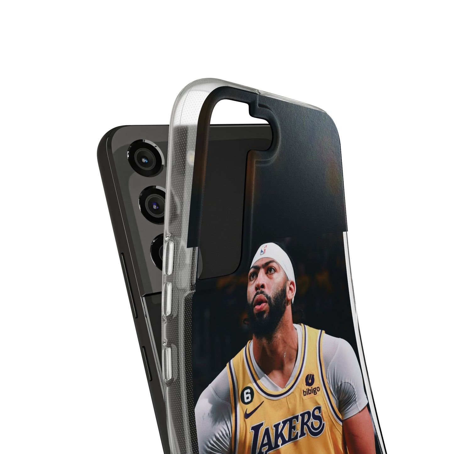 Anthony Davis Lakers Soft Phone Case - Perfect Gift for Basketball Fans