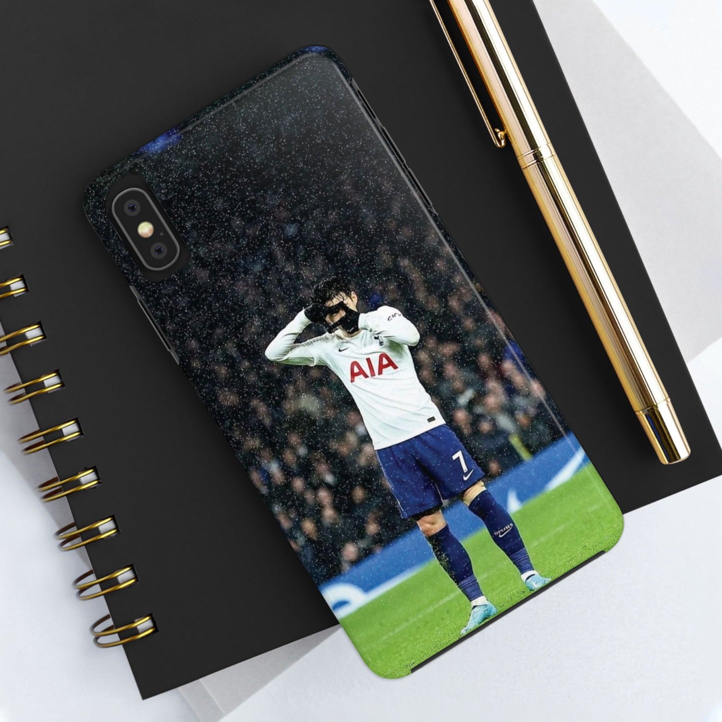 Son Heung-min Personalized Tough Phone Case for Soccer Fans - Stylish and Durable Design