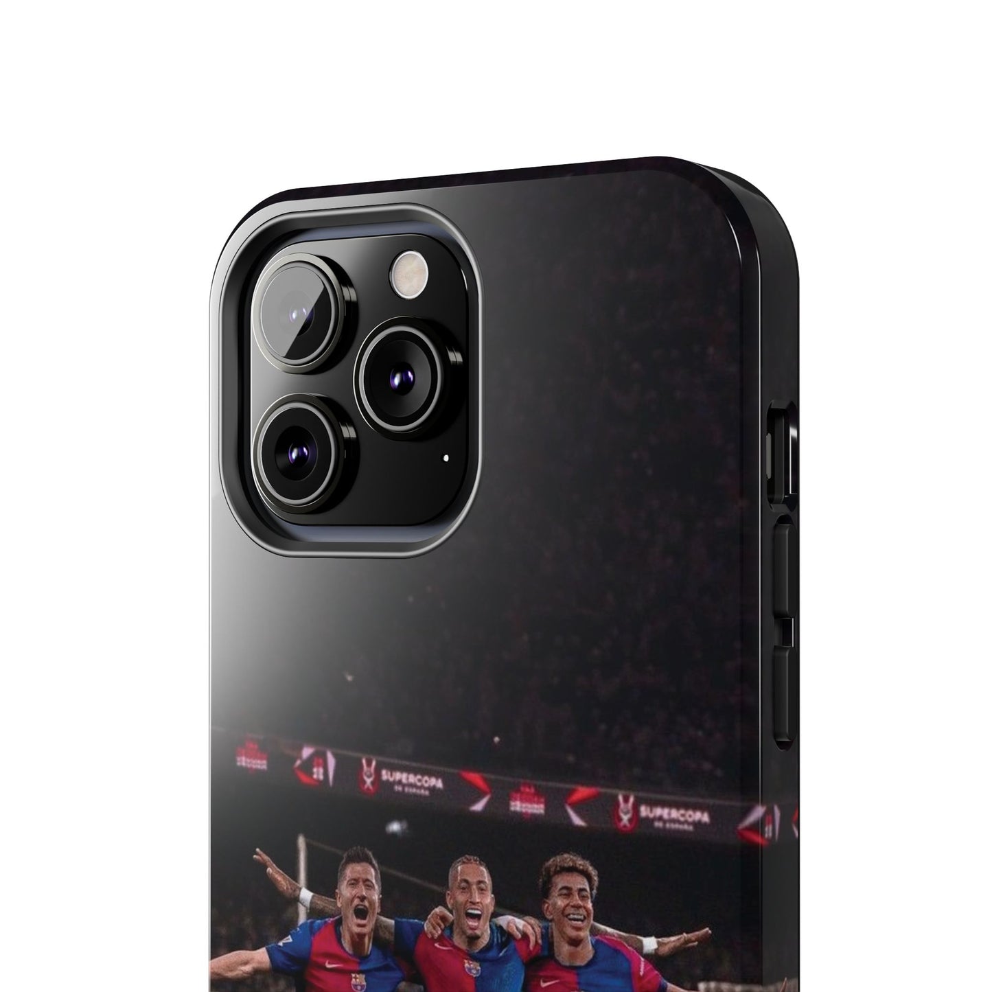 Lewandowski, Raphinha, Lamine Yamal Soccer Team Tough Phone Case - Durable Protection for Fans!