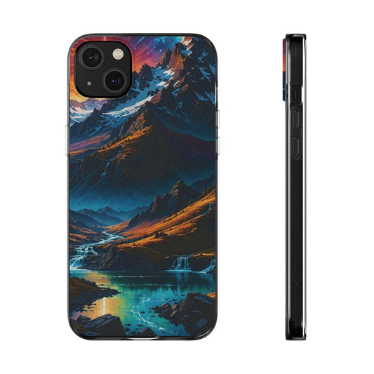 Mountain Landscape Soft Phone Case - Stylish Protective Cover for Nature Lovers