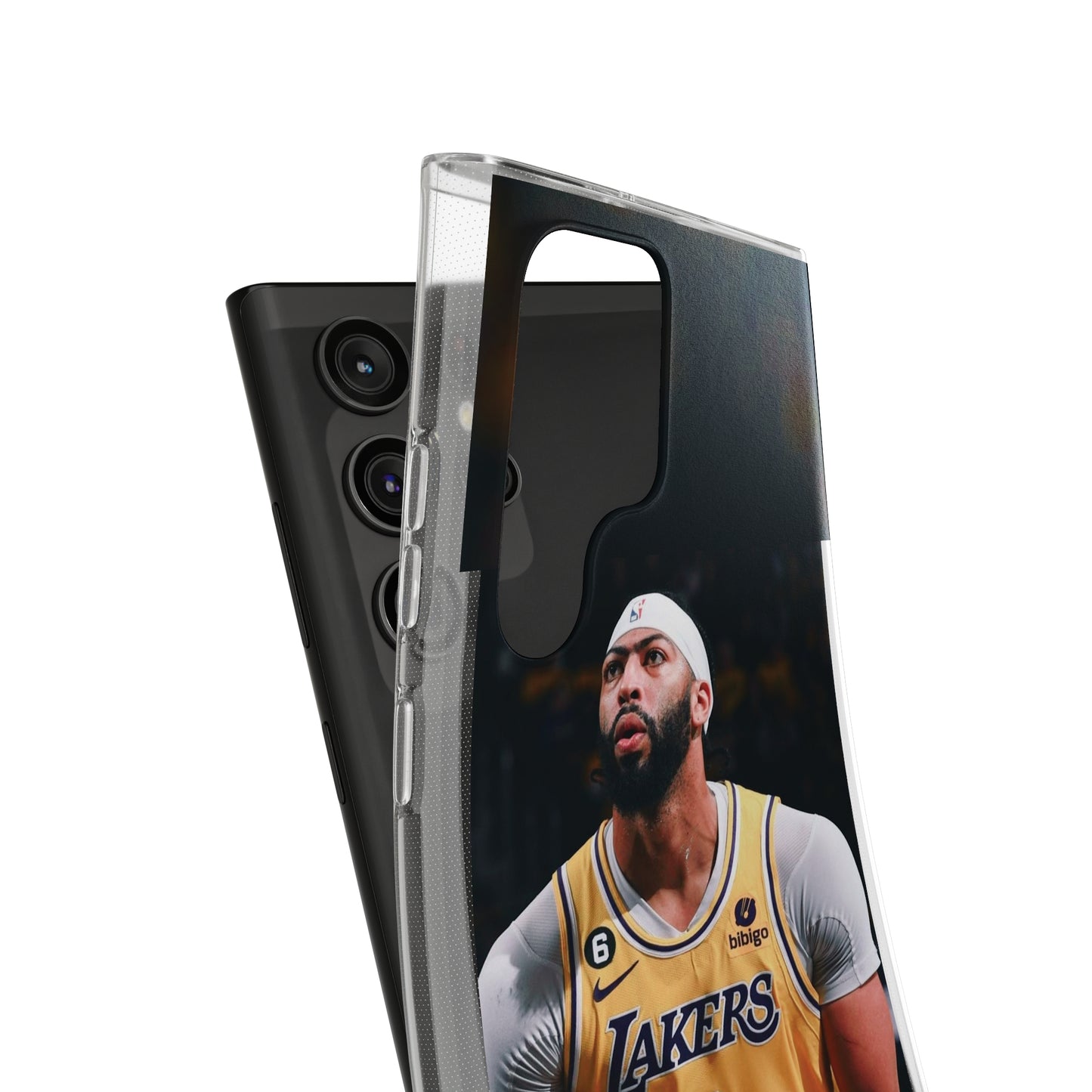 Anthony Davis Lakers Soft Phone Case - Perfect Gift for Basketball Fans