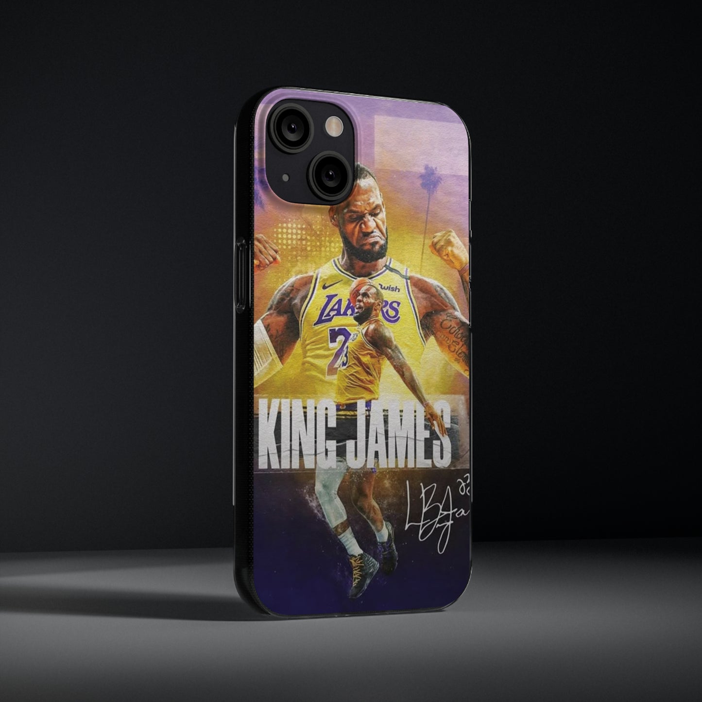 LeBron James Soft Phone Case - Sports Fan Essential for Lakers Lovers