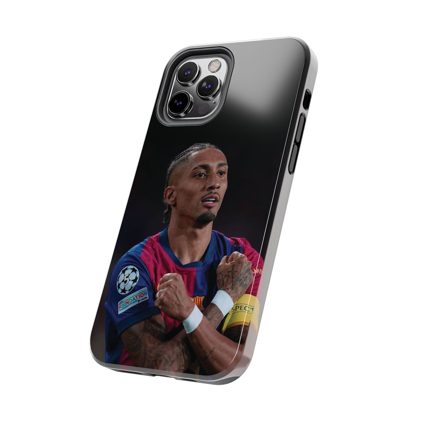 Raphinha Soccer Fan Tough Phone Case - Durable Protection with Star Player Design