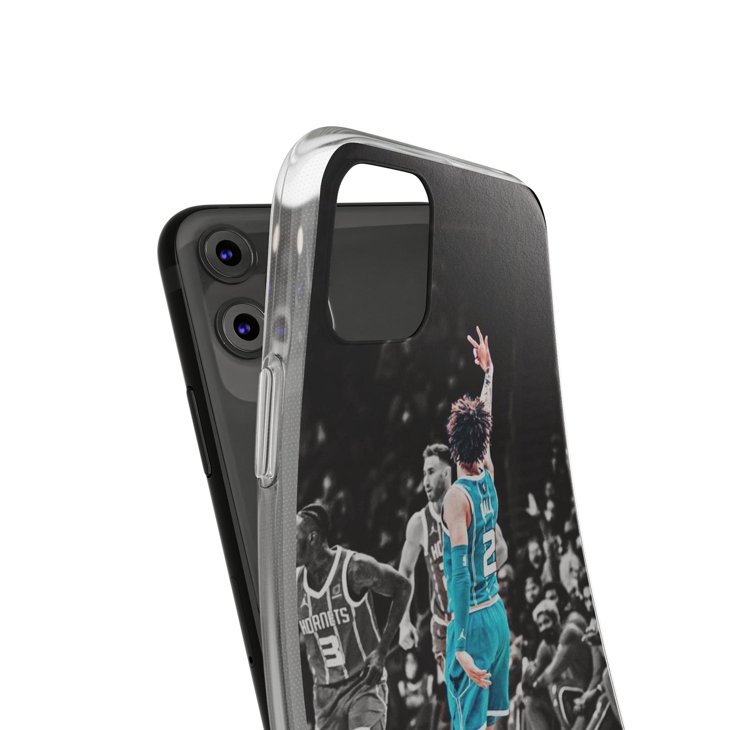 LaMelo Ball Sporty Soft Phone Case with Dynamic Player Design