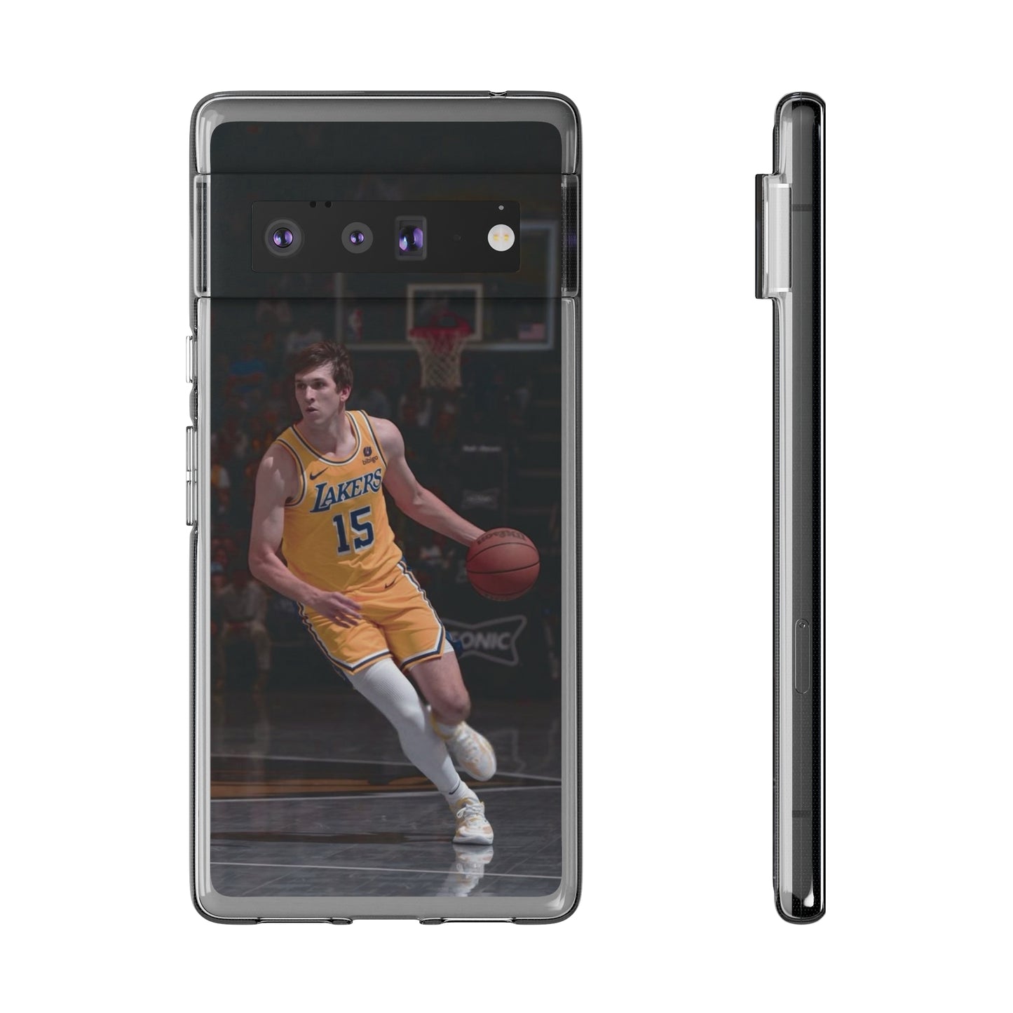 Austin Reaves Basketball Player Soft Phone Case - Lakers Fan Accessory