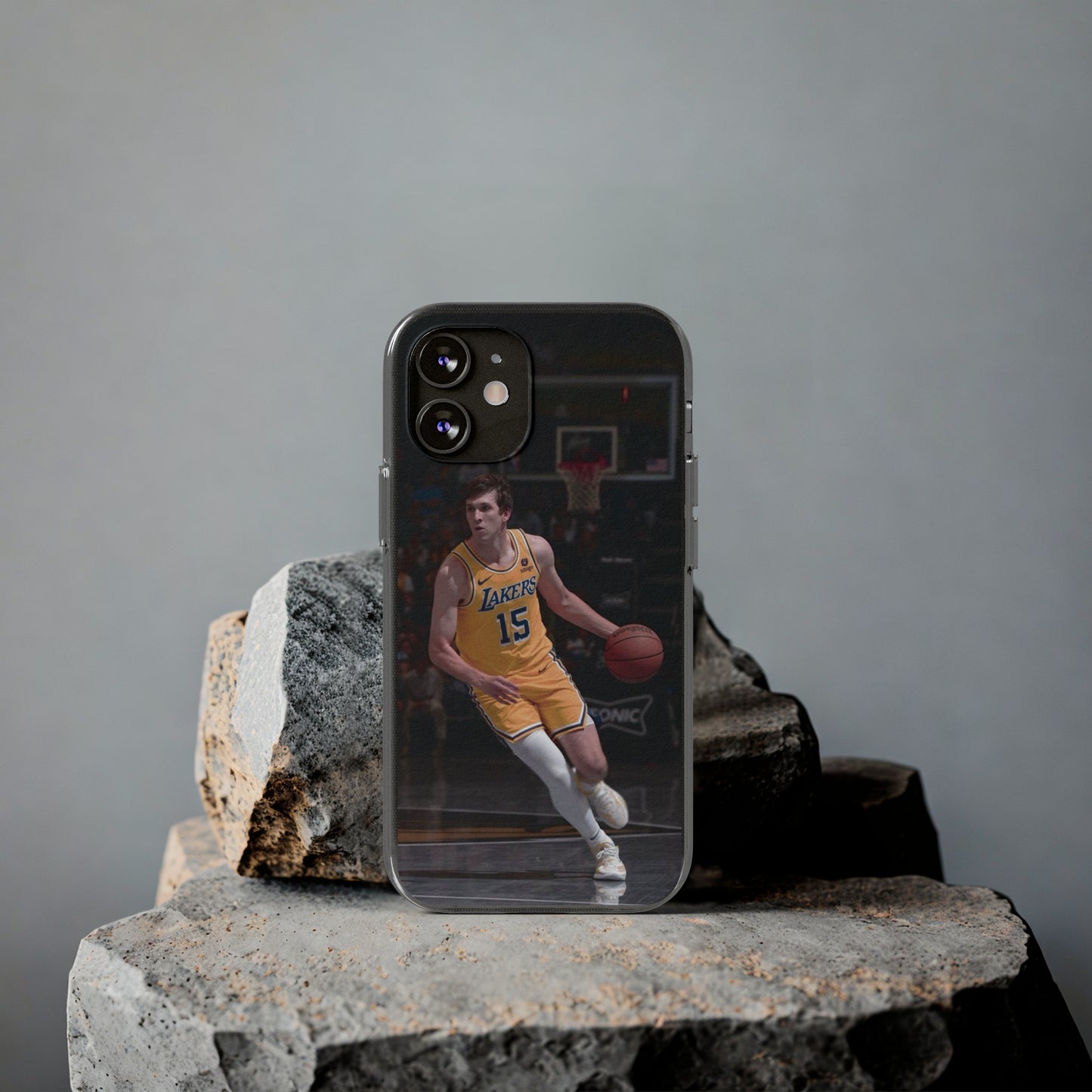 Austin Reaves Basketball Player Soft Phone Case - Lakers Fan Accessory