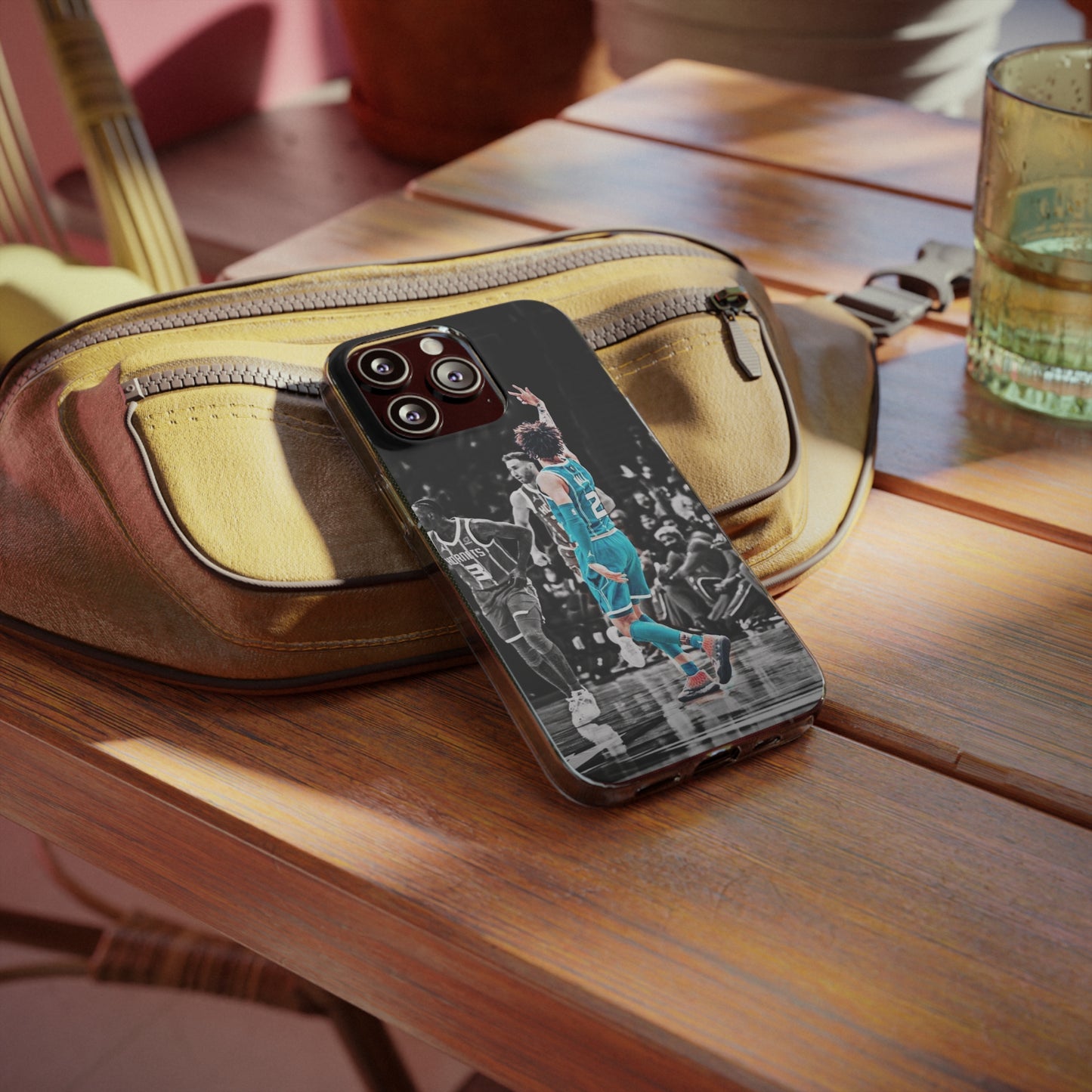 LaMelo Ball Sporty Soft Phone Case with Dynamic Player Design