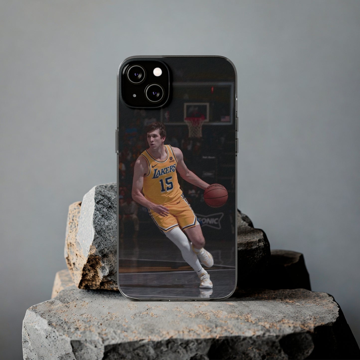 Austin Reaves Basketball Player Soft Phone Case - Lakers Fan Accessory