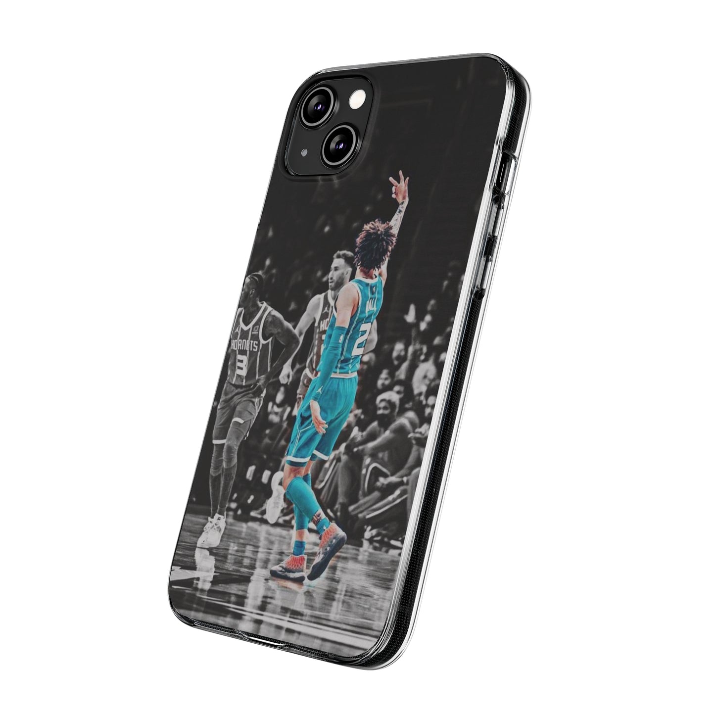 LaMelo Ball Sporty Soft Phone Case with Dynamic Player Design