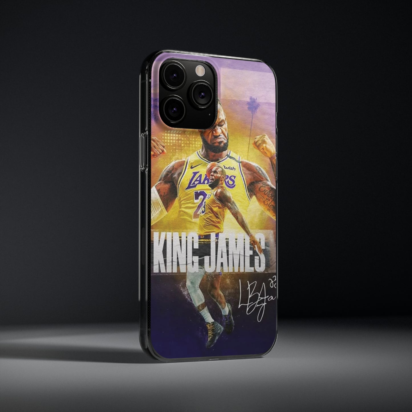 LeBron James Soft Phone Case - Sports Fan Essential for Lakers Lovers