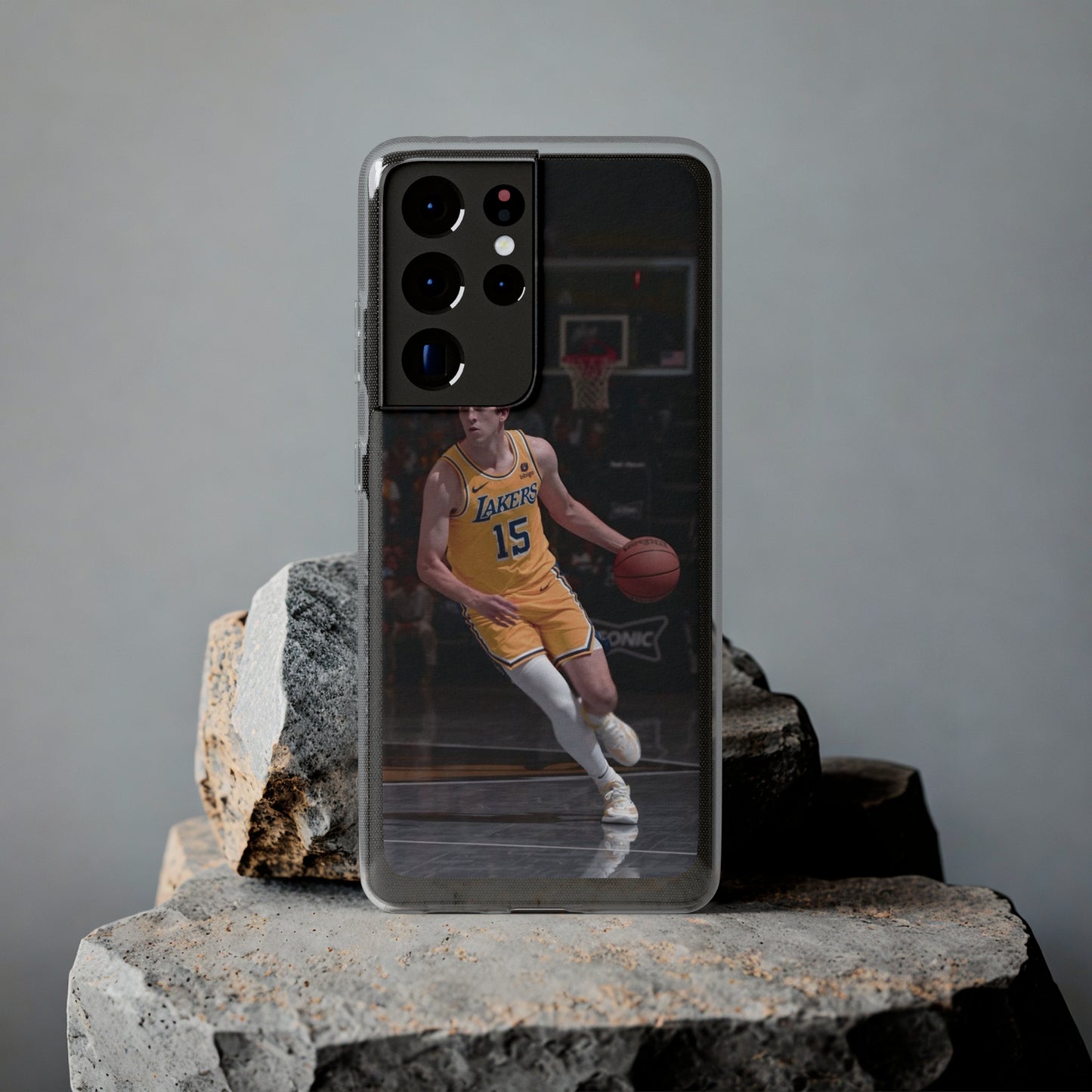 Austin Reaves Basketball Player Soft Phone Case - Lakers Fan Accessory