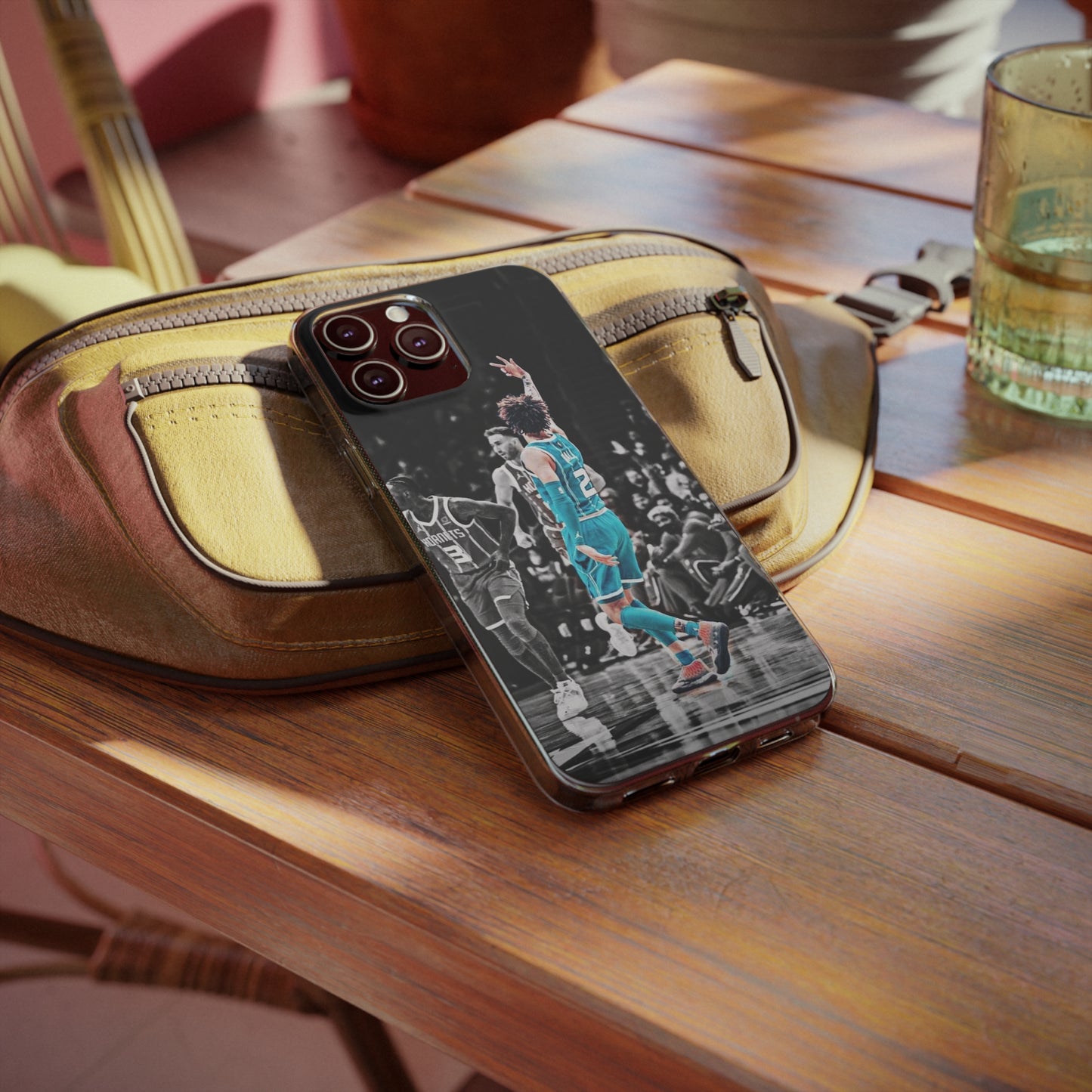 LaMelo Ball Sporty Soft Phone Case with Dynamic Player Design