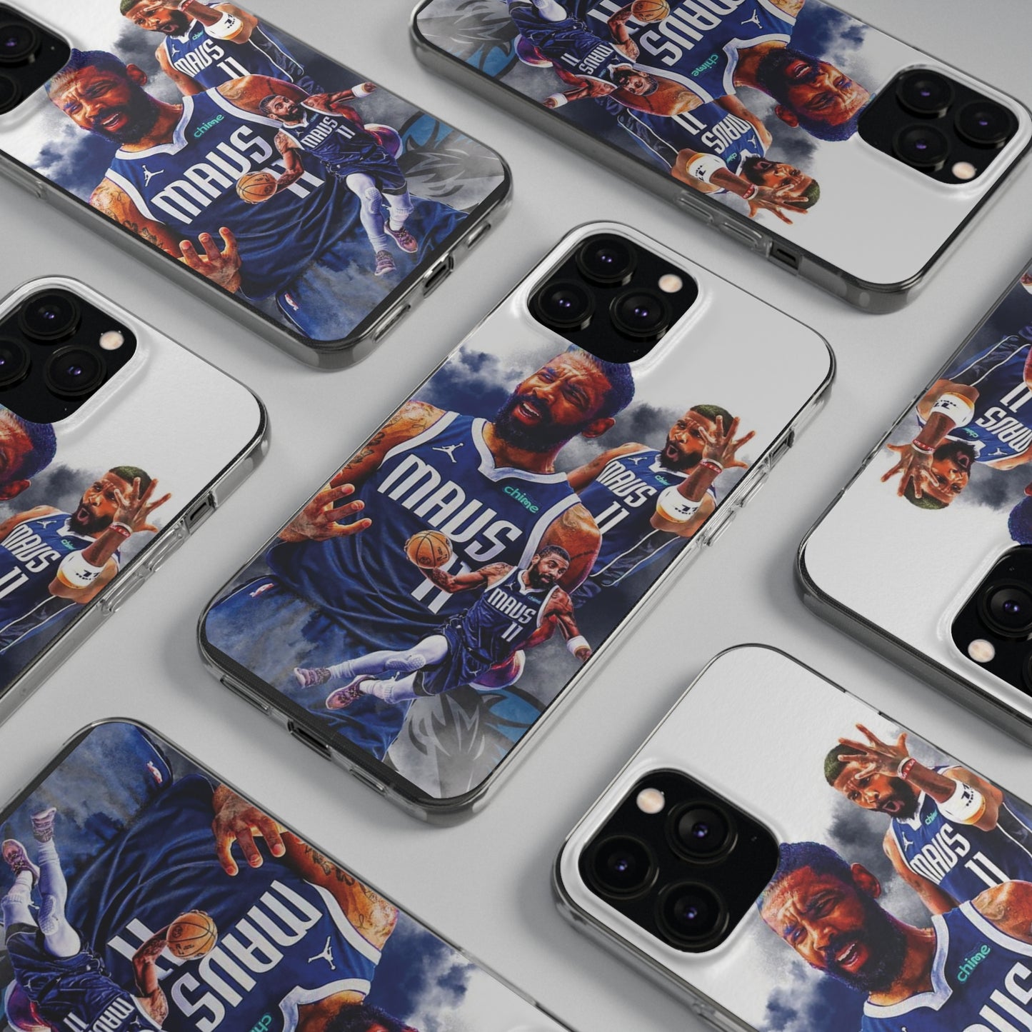 Kyrie Ivring Soft Phone Case with Basketball Theme - Perfect for Sports Fans