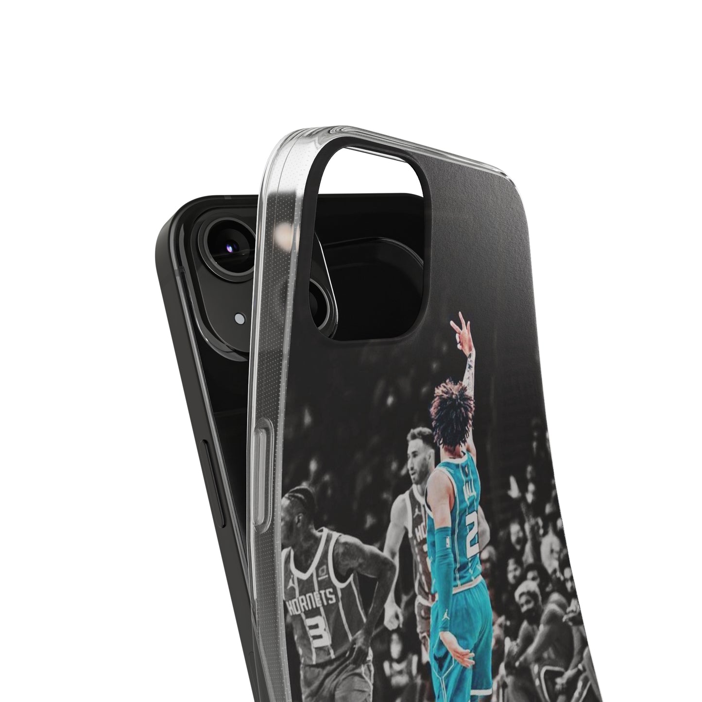 LaMelo Ball Sporty Soft Phone Case with Dynamic Player Design