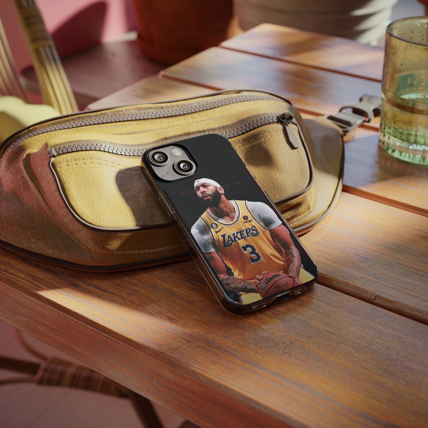 Anthony Davis Lakers Soft Phone Case - Perfect Gift for Basketball Fans