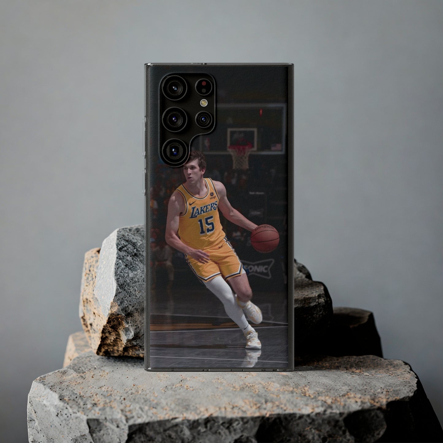 Austin Reaves Basketball Player Soft Phone Case - Lakers Fan Accessory