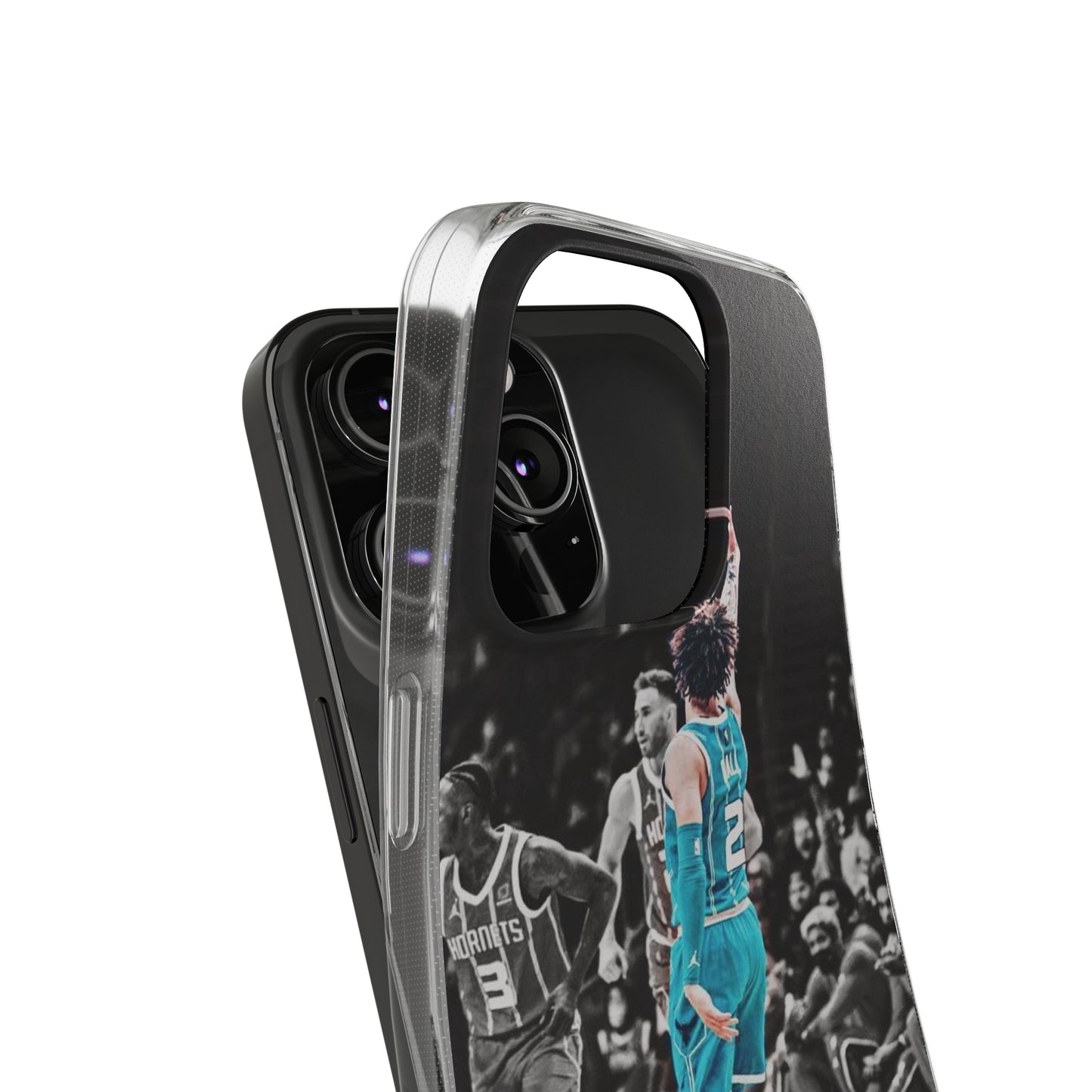 LaMelo Ball Sporty Soft Phone Case with Dynamic Player Design