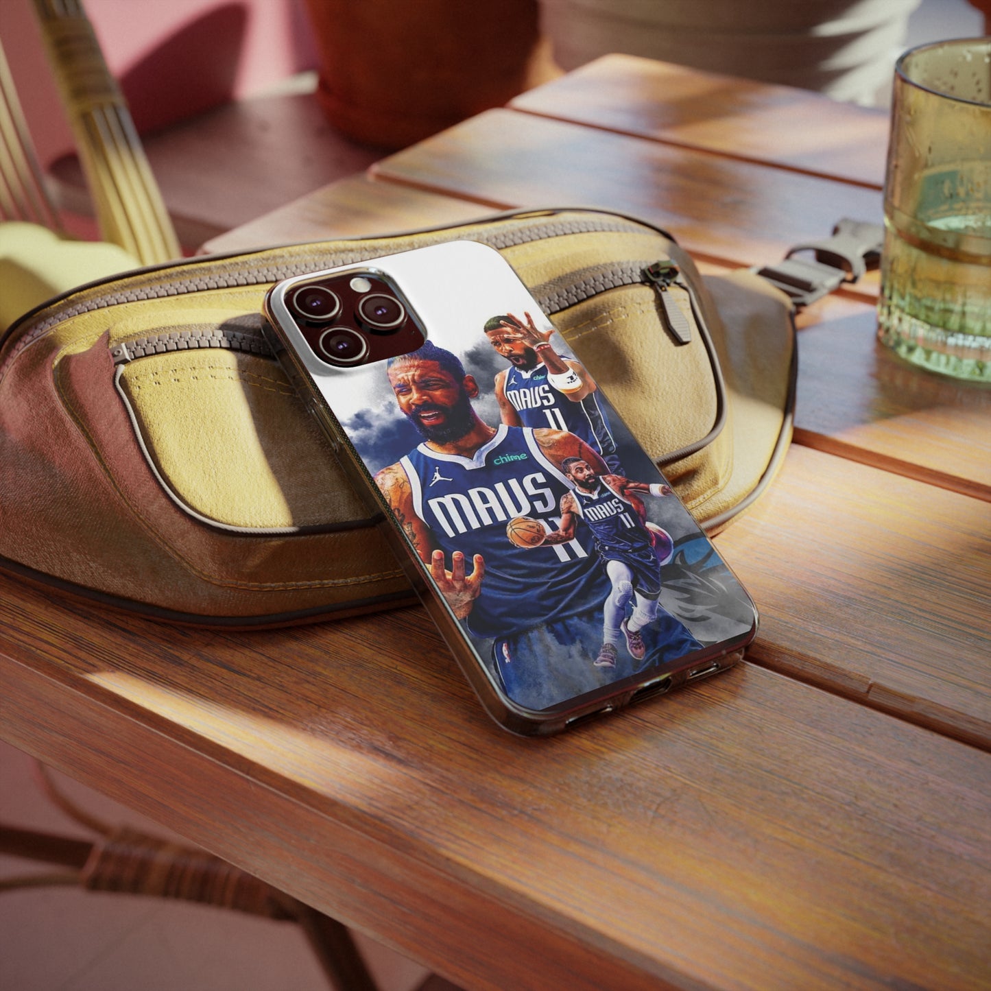 Kyrie Ivring Soft Phone Case with Basketball Theme - Perfect for Sports Fans