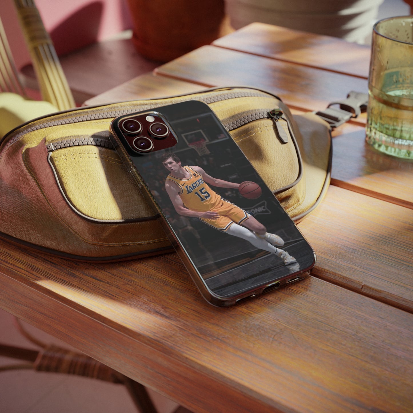 Austin Reaves Basketball Player Soft Phone Case - Lakers Fan Accessory