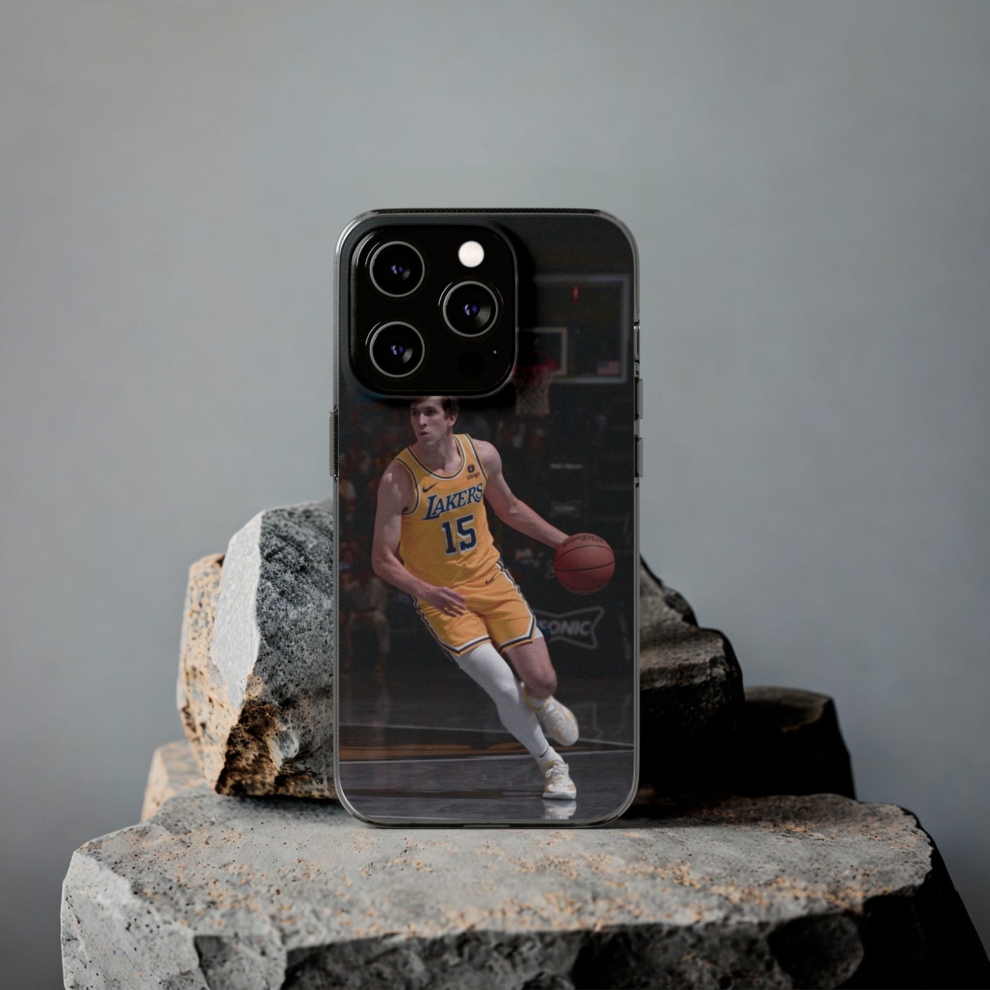 Austin Reaves Basketball Player Soft Phone Case - Lakers Fan Accessory