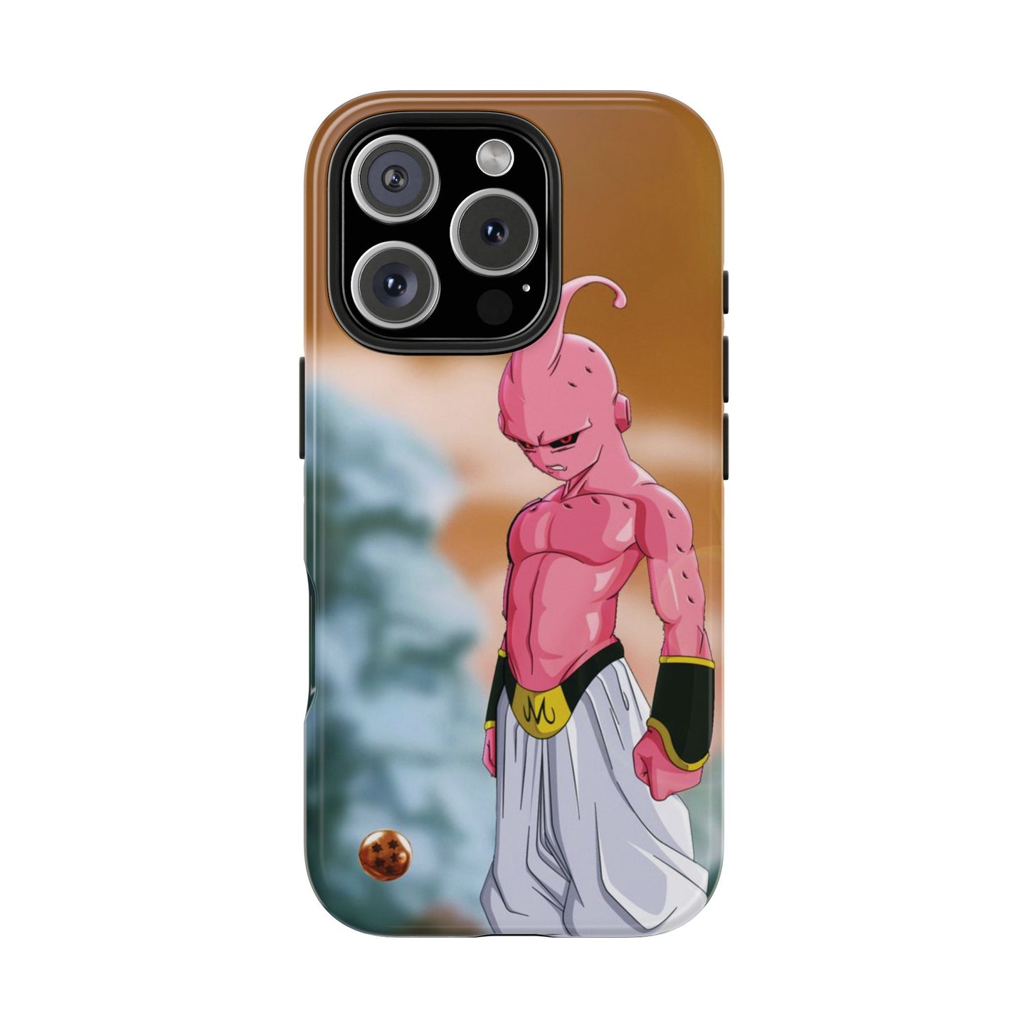 Majin Buu Fierce Dragon Ball Tough Phone Case - Majin Buu Design